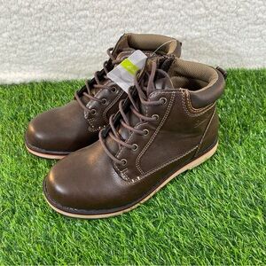 Eddie Bauer Boys Chocolate Brown Quantum Ankle Boots Size 3M